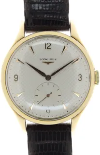 Longines Mans classic Wristwatch Oversized 6209 9 487 Yellow gold and Stainless steel Silver