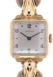 Longines Ladies Wristwatch 20 5736 Yellow gold Silver