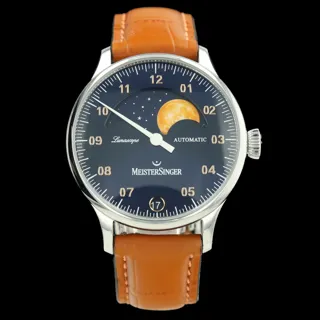 MeisterSinger Lunascope LS908G Stainless steel Blue and Golden