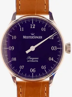 MeisterSinger Single-Hand Watches PM908 Stainless steel Blue