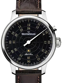 MeisterSinger Bell Hora Black with Gold BH0902G Stainless steel Black