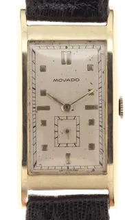 Movado Ultraplan 43898 Yellow gold Silver