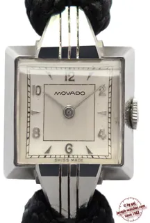 Movado Ladies Wristwatch 13062 Stainless steel 2-tone silvered