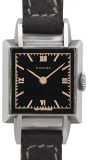 Movado Ladies Wristwatch 13060 Stainless steel Black