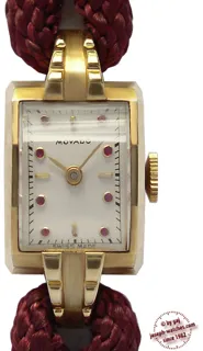 Movado Ladies Wristwatch 4245 18k yellow gold Silver