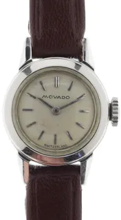 Movado Ladies Miniature Wristwatch B 7650 176 Stainless steel Silver