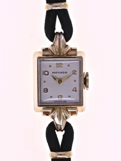 Movado Ladies Wristwatch C 68557 Yellow gold Golden