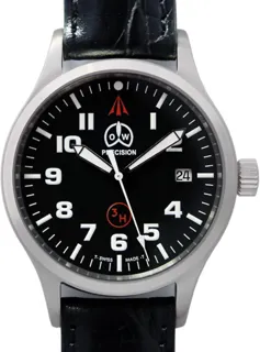 Ollech & Wajs Mans Automatic Wristwatch 777 Stainless steel Black