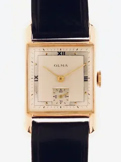 Olma Ladies Wristwatch 8920 Yellow gold and Stainless steel 2-tone silvered