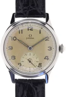 Omega Gents manual wind Wristwatch 2622-2 Stainless steel Silver