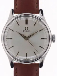 Omega Gents manual wind Wristwatch 2425-2 Stainless steel Silver