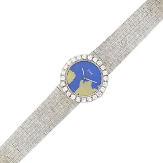 Piaget 18k white gold Blue