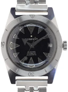 Radiant Gents Automatic Divers Wristwatch Stainless steel Black