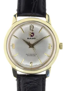 Rado Gents Automatic Wristwatch 11.698 Yellow gold Silver