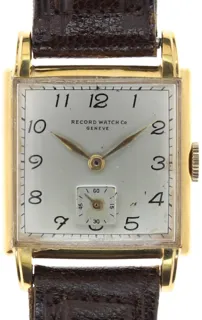 Record Watch Company Gents Wristwatch 705.120 5 45 Stainless steel 2-tone silvered