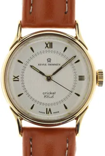 Revue Thommen Cricket 4412001 Yellow gold 2-tone silvered