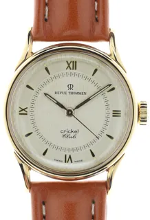 Revue Thommen Cricket 4412001 Yellow gold 2-tone silvered