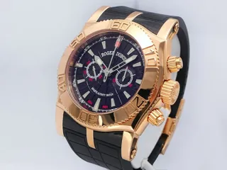 Roger Dubuis Easy Diver SE46 56 5 12.53 18k rose gold Black