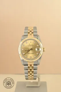 Rolex Datejust 31 68273 18k yellow gold champagne