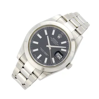 Rolex Datejust II 116300 Stainless steel Black