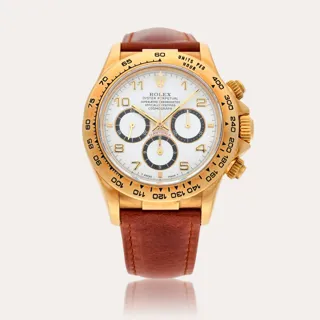 Rolex Daytona 16518 Yellow gold White