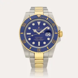 Rolex Submariner 116613LB Stainless steel and 18k yellow gold Blue