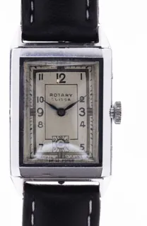 Rotary Reverso chromium-plated 2-tone silvered