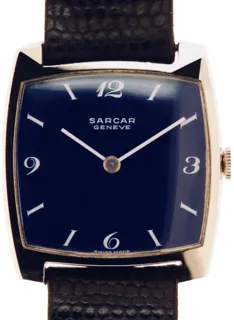 Sarcar Gents manual wind Wristwatch SARCAR Genu00e8ve 10 / 269 A Stainless steel Blue