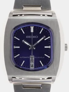 Seiko Gents Automatic Wristwatch 7006 u2013 5070 Stainless steel Blue