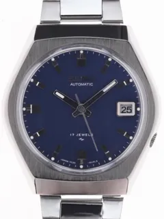 Seiko Gents Automatic Wristwatch 7025 u2013 8040 Stainless steel Blue