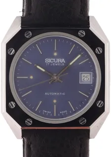 Sicura Gents Automatic Wristwatch Stainless steel Blue