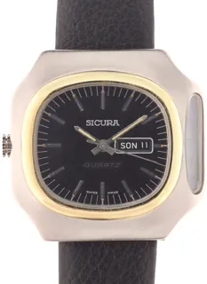 Sicura Quartz I1 solar-star 03212 Stainless steel Black