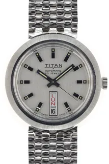 TITAN Gents Automatic Wristwatch 2 2069 Stainless steel Silver