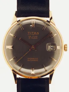 TITAN De Luxe 7.35197 Rose gold and Stainless steel Gray