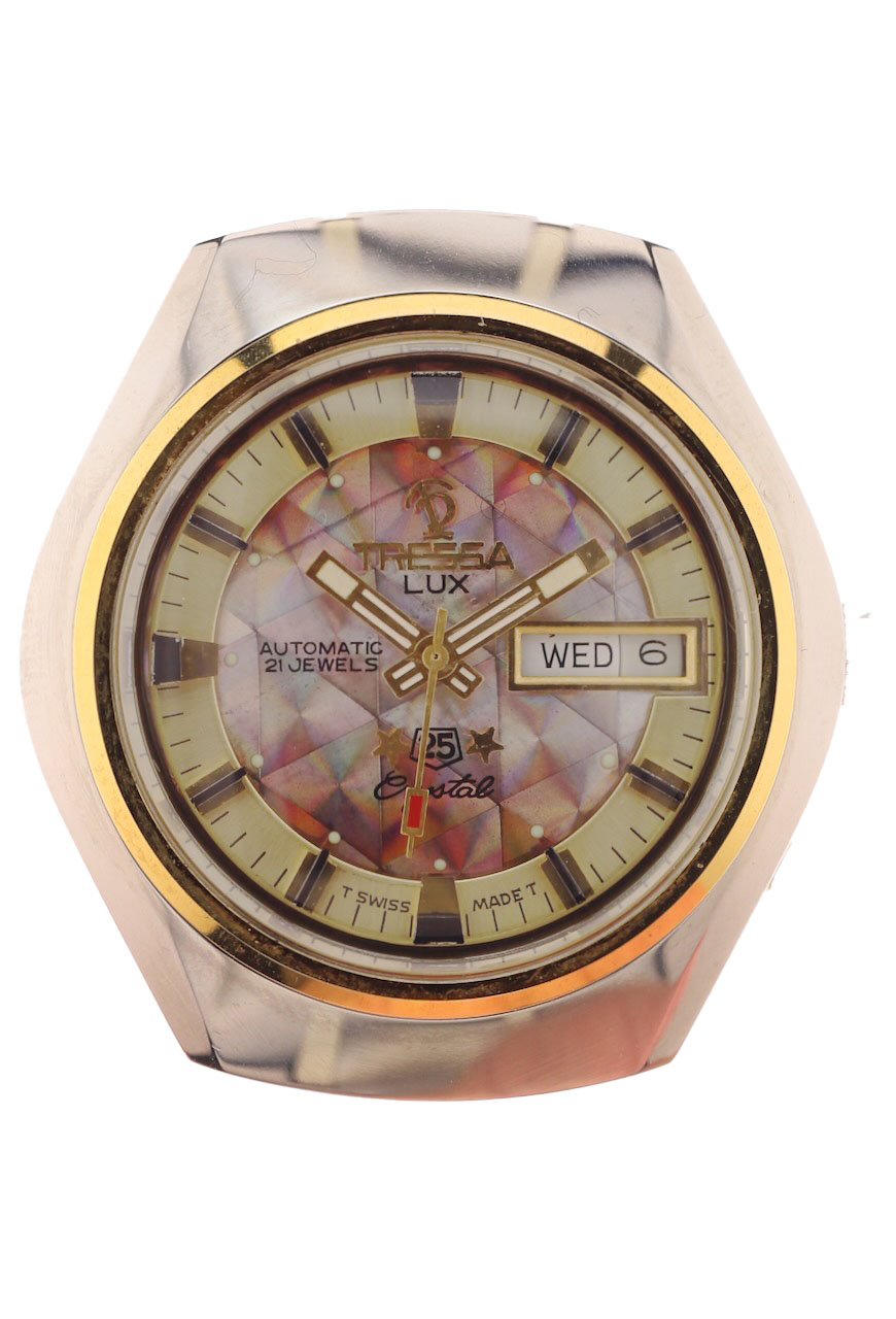 Tressa Lux Crystal 25 Yellow gold and Stainless steel 1970 