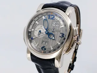 Ulysse Nardin GMTu00b1 Perpetual Calendar 320-60/69 White gold Gray