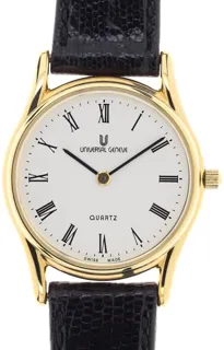 Universal Genève Classic 523.616 Yellow gold and Stainless steel White