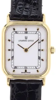 Universal Genève Classic 516.624 Yellow gold and Stainless steel White