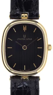 Universal Genève Classic 515.512 Yellow gold and Stainless steel Black