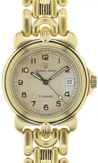 Universal Genève Gents fancy UNIVERSAL GENu00c8VE Wristwatch Corporate 549.260 Yellow gold champaigne