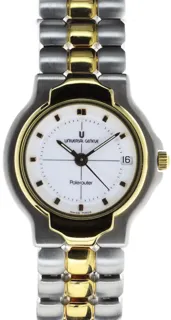 Universal Genève Polerouter 618.585 Yellow gold and Stainless steel White