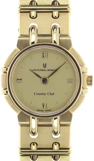 Universal Genève Country Club 616.601 Yellow gold and Stainless steel champaigne