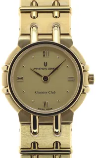 Universal Genève Country Club 516.601 / 517.601 Yellow gold and Stainless steel champaigne