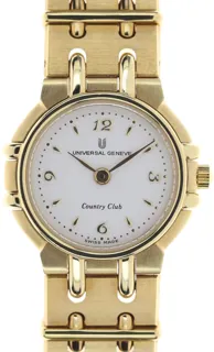 Universal Genève Country Club 616.601 Stainless steel and Gold-plated White