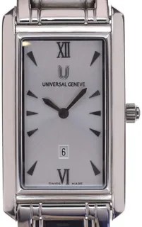 Universal Genève Gents Quartz Classic Wristwatch 815-212 Stainless steel Silver