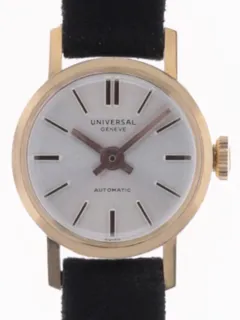 Universal Genève Ladies Automatic Wristwatch 402 Rose gold Silver