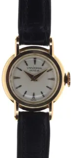 Universal Genève Ladies Wristwatch 1.566.623 1.501.058 18k yellow gold Silver