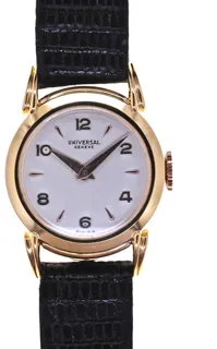 Universal Genève Ladies Wristwatch 151.133 3 18k rose gold Silver