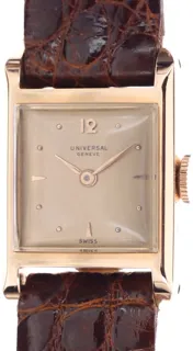 Universal Genève Ladies Wristwatch 150.879 18k rose gold Golden