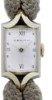 Zenith Ladies Wristwatch 18k yellow gold Silver